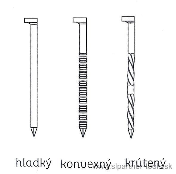 Klince D34° konvexné